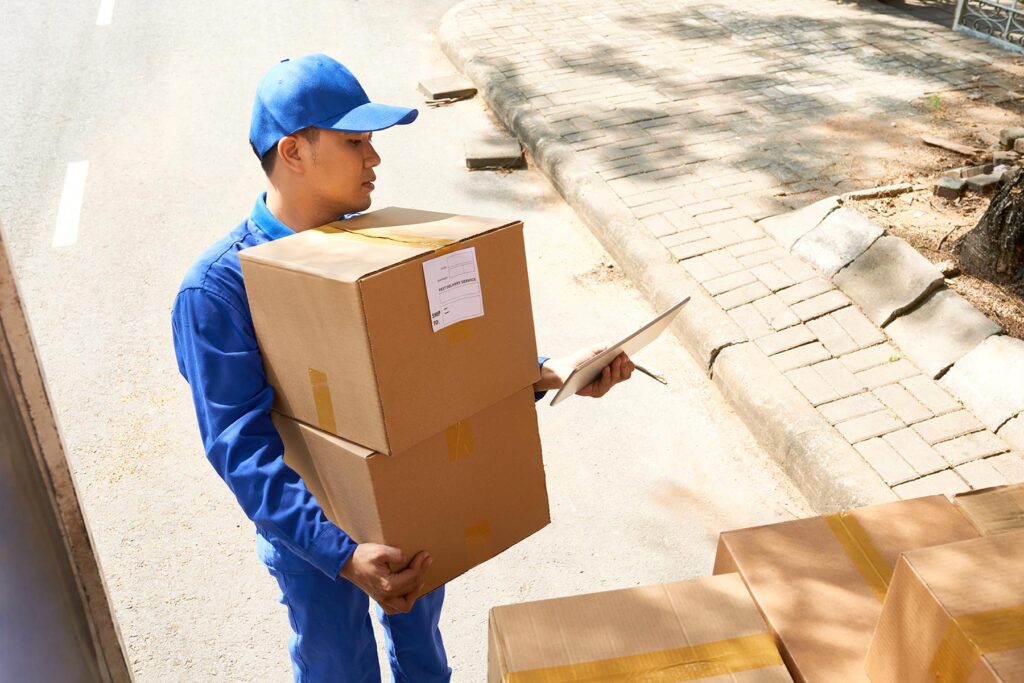 unloading box